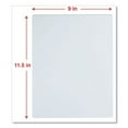 thumbnail image 6 of Universal UNV84624 9 in. x 11.5 in. 5 mil Laminating Pouches - Gloss Clear (100/Pack), 6 of 7