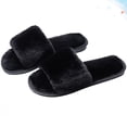 thumbnail image 4 of 1 par de pantuflas de felpa antideslizantes con suela blanda para el hogar, color negro, tallas 40-41, 26,5 cm, 9,5 EE. UU., 7 Reino Unido, 41 UE, 10,41 45 pulgadas, 4 of 7