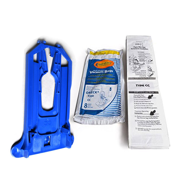 Oreck Type CC Upright Vacuum Cleaner Micro With Closure Paper Bags 8Pk