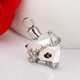 thumbnail image 5 of 1 Pieza Hombres Mujeres Colgante de Plata en apariencia de de Cristal Hecho de material acero Inoxidable Colgante de cineraria cineraria cineraria de Ceniza Sin Cadena Marido, 5 of 9