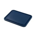 thumbnail image 6 of KitchenAid Classic Plastic Cutting Board with Trench, Non-Slip Edges, Dishwasher Safe, 8x10, Ink Blue, 6 of 6