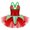 Green, variant on TiaoBug Kids Girls Christmas Elf Costume Santa Cosplay Outfits Sequin Tutu Dress