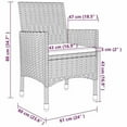 thumbnail image 1 of vidaXL 5 Piece Garden Dining Set with Cushions Poly Rattan and Glass, 1 of 5