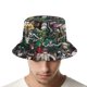 thumbnail image 4 of Danganronpa Sombrero bucket para adultos, gorra de protección solar, sombrero de pescador plegable para viajes al aire libre, pesca y actividades de verano, 4 of 6