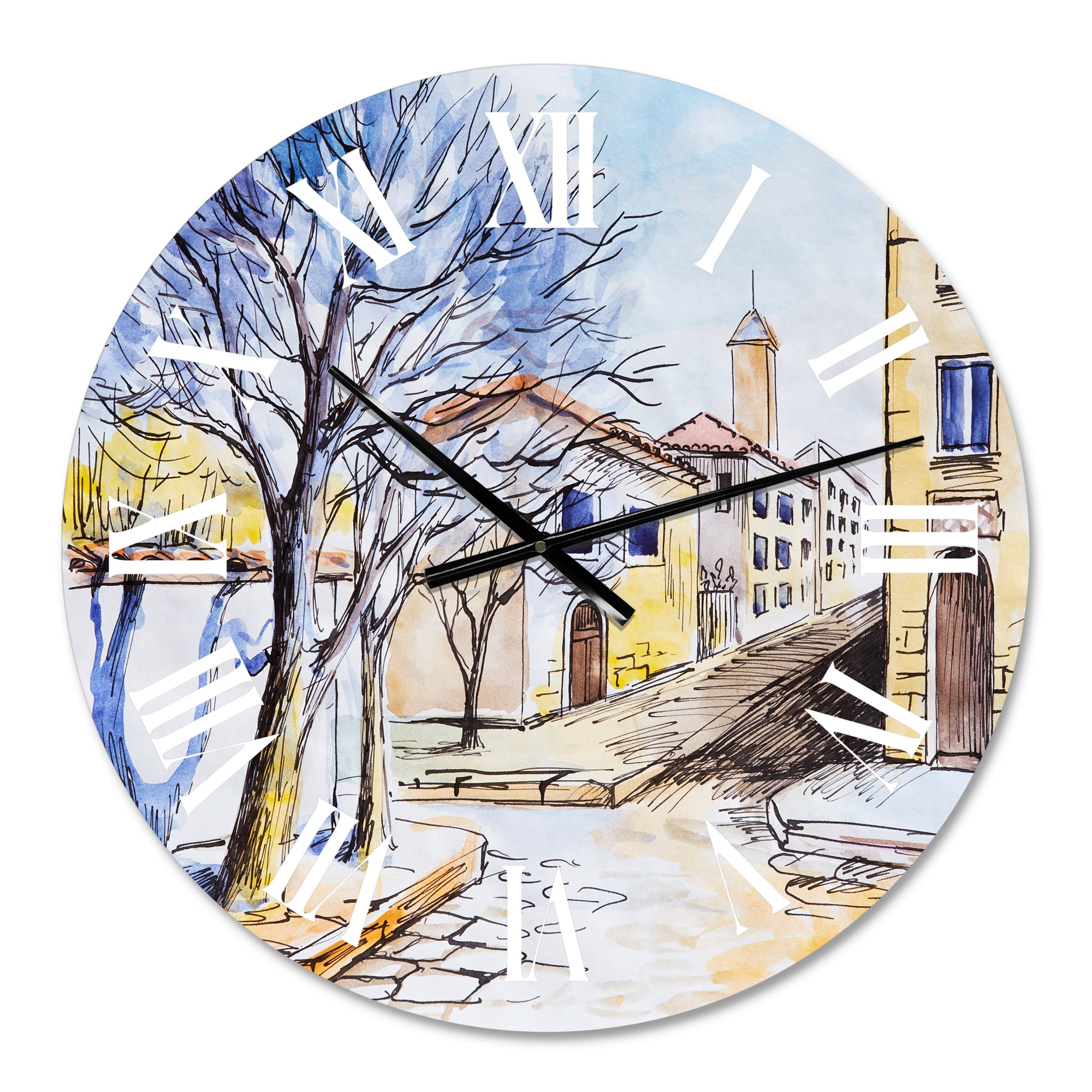Designart 1 in Traditional Wall Clock