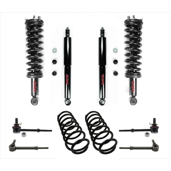 Fits 01-02 Toyota 4Runner 4 Wheel Drive Front Struts Rear Shocks Springs & Links