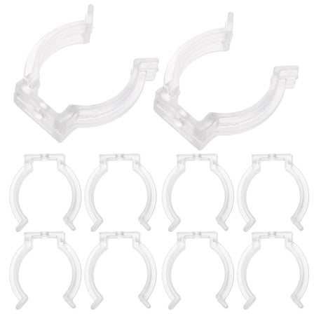 WORGEOUS  20 Pcs Night Light Cord with Switch Electrical Fluorescent Lamp Clamp