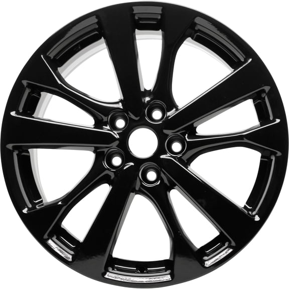 New Aftermarket  Painted Gloss Black Aluminum Wheel 18 x 7.5 10 Spoke Style fits 2016-2018 Nissan Altima