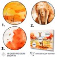 thumbnail image 3 of Designart "Kangaroo Life in Brown and Orange" Animals Framed Wall Art - Modern Farmhouse Brown Kangaroo Bedroom Framed Canvas Wall Art, 3 of 6