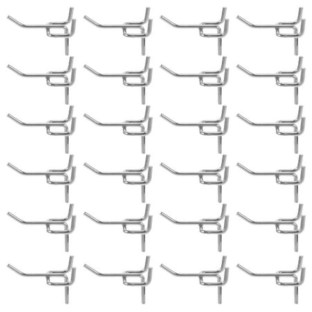 OUNONA 50-Pack Heavy Duty Carbon Steel Pegboard Hooks for Garage Storage and Tool Organization Peg Board Hanging Accessories OUNONA 50-Pack Heavy Duty Carbon Steel Pegboard Hooks for Garage Storage and Tool Organization Peg Board Hanging Accessories