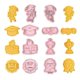 thumbnail image 1 of 8pcs/set Biscuit Mold Cartoon Easy Release Pp Graduation Theme Baking Mold Party Supplies, 1 of 5