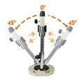 MultiAngle Drill Guide Attachment Power Drill Stand with Chuck Vertical Drilling Guide Doweling