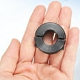 thumbnail image 5 of Uxcell 2 Pack Double Split Shaft Collar, 5/8" Bore One Piece Clamping Collar 1-5/16" OD 7/16" Thickness Black Oxide Lock Collar Clamp with Set Screws (1045 Steel), 5 of 6