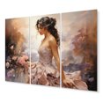 thumbnail image 2 of Designart "Stylish 1870S Victorian Portrait II" Fashion Metal Wall Décor Set, 2 of 5