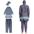 thumbnail image 4 of Traje de baño de cobertura completa Macarena musulmán Gris 5XL, 4 of 8