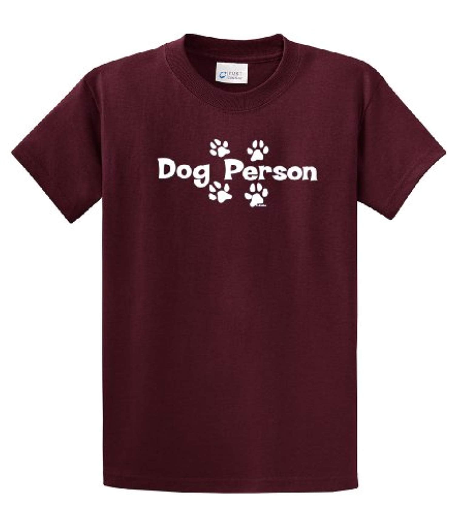 Dog Person Pawprints Puppy Great Dog Lover Unisex Adult Short Sleeve T-shirt - Picture 52 of 93