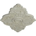 thumbnail image 3 of 67 1/8"W x 48 5/8"H x 1 7/8"P Piedmont Ceiling Medallion (Fits Canopies up to 6 1/2"), Hand-Painted Pot of Cream Crackle, 3 of 5