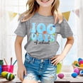 thumbnail image 2 of EHQJNJ Chandails en Molleton Col Rond Graphique Garçon et Fille Mode Décontractée Imprimé Col Rond Manches Courtes T-Shirt Haut Mignon pour Filles 10-12, 2 of 4