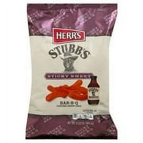 Herr's Stubb's Sticky Sweet BBQ Flavored Cheese Curls, 5.5 oz