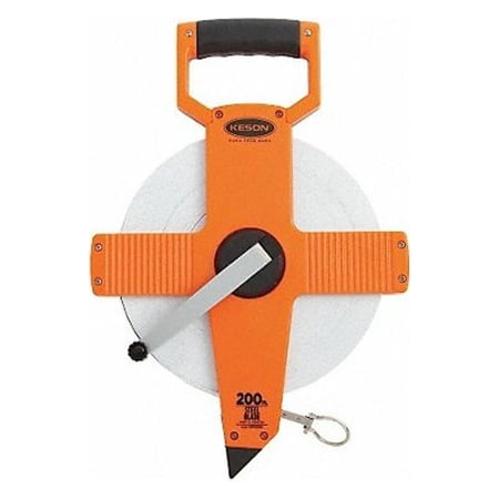 UPC: 0052837002221 | Keson Long Tape Measure 3/8 In x 200 ft Gray NR10-200