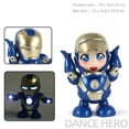 thumbnail image 3 of Dancing Iron Man Robot Toy Electric Singing Iron Man Glows Children's Gift, 3 of 9