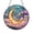 Acrylic 3.5 Inch, variant on Dreamy Crescent Moon Stained Glass Style Window Suncatcher Decor, Decorative Hanging Panel Ornament for Pastel Sky Window Art and Celestial Home Decoration