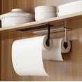 thumbnail image 4 of Kitchen Cabinets Wall Refrigerator Self Adhesive Paper Towel Wall Mount Holder, 4 of 13