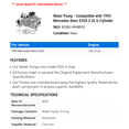 thumbnail image 2 of Water Pump - Compatible with 1995 Mercedes-Benz E320 3.2L 6-Cylinder, 2 of 2