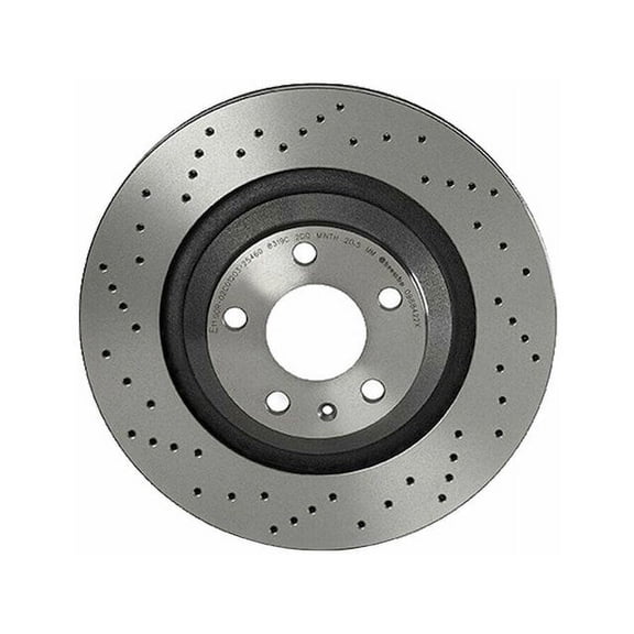 Rear Brake Rotor - Compatible with 2005 - 2011 Audi A6 Quattro 2006 2007 2008 2009 2010