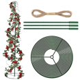 thumbnail image 1 of Spiral Plant Support Stretchable Vegetable Support Stakes Rustproof Tomato Grow Support Cage Ring Extendable Climbing Plants Garden Support Stakes for Garden Plant Climbing Growing, 1 of 10