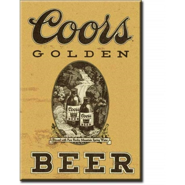 Desperate Enterprises Coors Golden Vintage Beer Refrigerator Magnet 2" x 3"