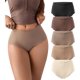 thumbnail image 1 of Ropa interior de cintura alta sin costuras SHARICCA para mujer 5P01 Talla L, 1 of 5
