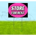 thumbnail image 1 of Store For Rent (18" x 24") Yard Sign, Includes Metal Step Stake, 1 of 6