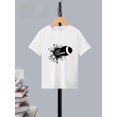 thumbnail image 1 of Rugby T-shirt - Rugby Pattern Short Sleeve Crew Neck T-shirt, Sweat-absorbing Quick-drying Breathable Sport Tee Tops Summer Gift, Boys' Clothing, 1 of 6