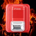 thumbnail image 1 of Alarma de incendio, Advertencia de Sonido y Luz, DC12V/24 V Sistemas de Sonido y Sirena Light Systems Para Hoteles de Villa de Granja Domísica, 1 of 7