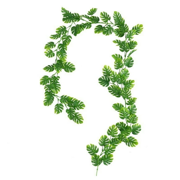SLYNSHome Artificial Ivy Greenery Garland,70.9 inch Fake Vines Hanging Plants Backdrop Wall Decor Green Leaves for Party Wedding Decoration