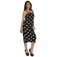 thumbnail image 2 of Inkmeso Womens Sexy Spaghetti Strap Dress Printed Bodycon Club Party Midi Dress, 2 of 7