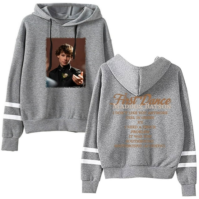 Maddox Batson First Dance Tracklist Pullovers Sans Poche Manches Parallèles Mode Urbaine Chandails en Molleton