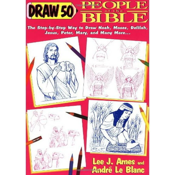 Pre-Owned Draw 50 People of the Bible, 9780385471626, 0385471629, Paperback, First Edition edition