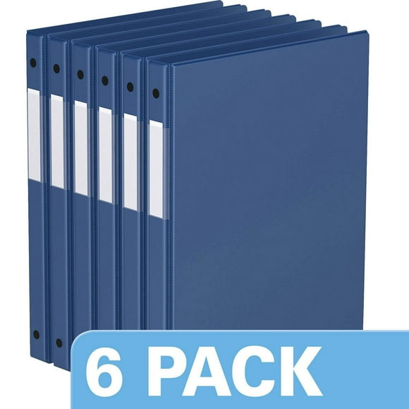Super économie, Reliure à anneaux ronds 5/8 po, paquet de 6