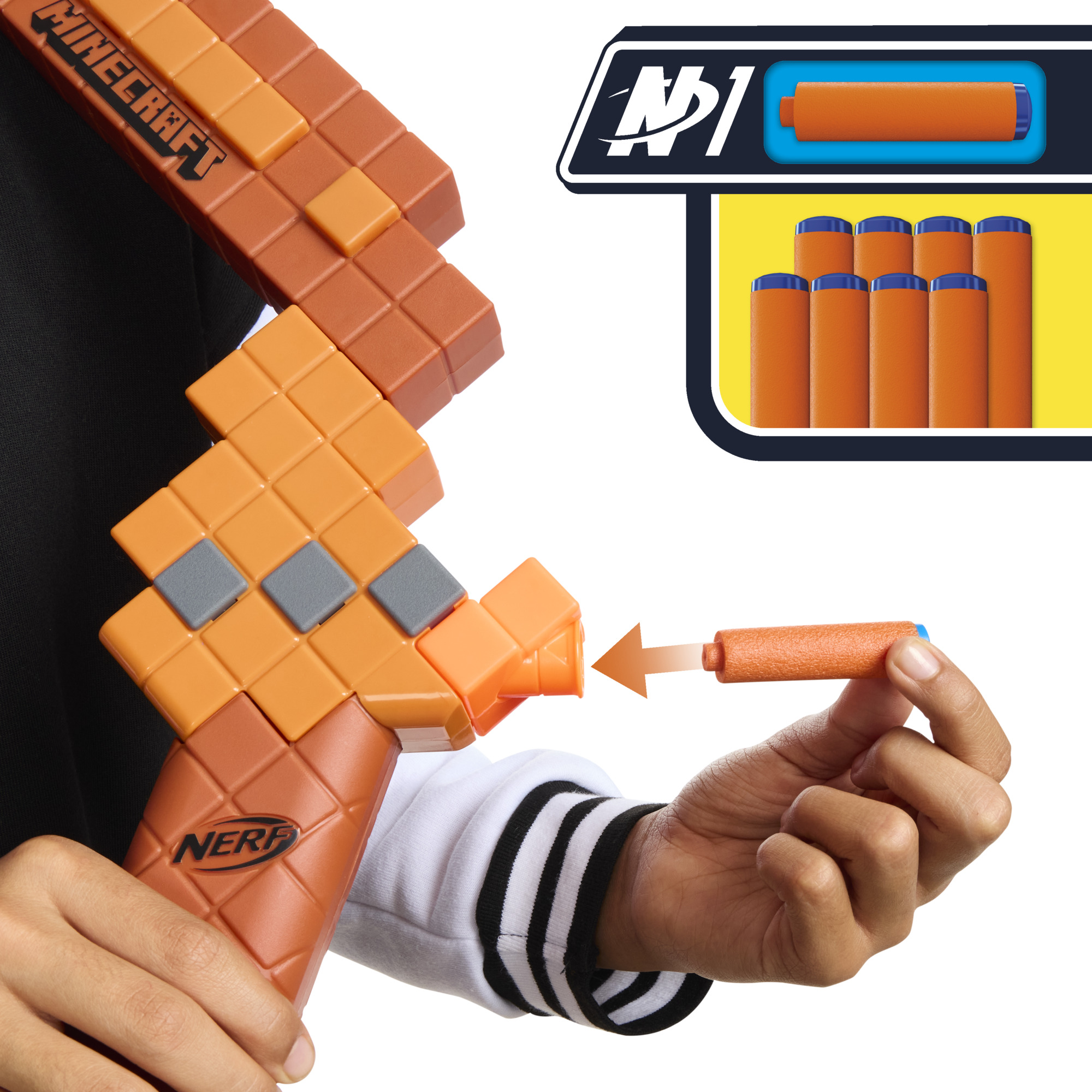 Nerf Minecraft Bow Dart Blaster with 8 Darts photo 5