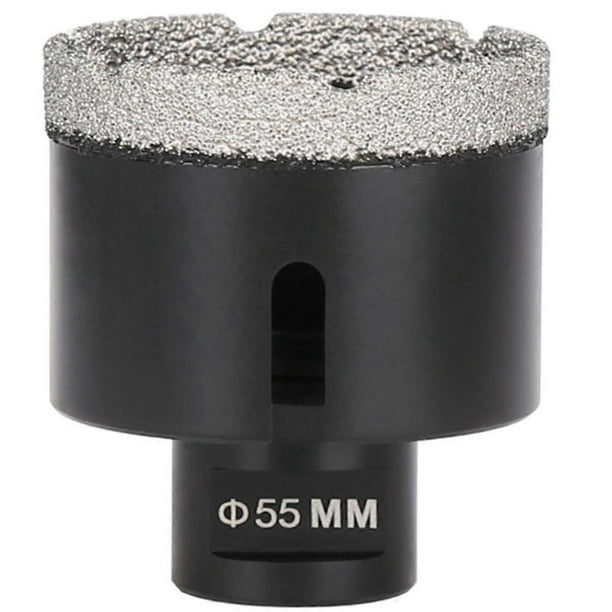 55mm Diamond Drill Bit Marble M14 Cutting Machine Drill Tile Stone Drill Bit Tool 1Pc Thread Brazing Hole Opener