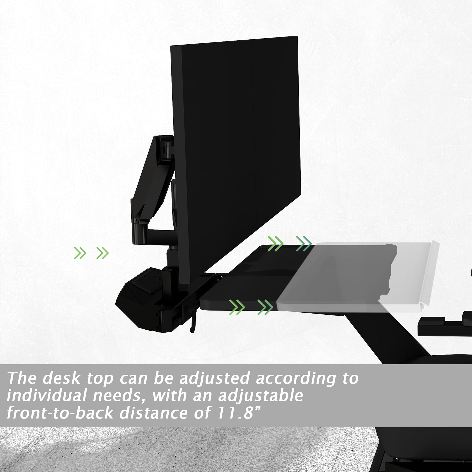 Ycloroet Zero-Gravity Gaming & Office Chair with Dual Monitor Arm, Mobile Reclining Workstation for Home Office and Ergonomic Gaming Setup
