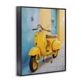 thumbnail image 2 of Stupell Industries Mid-Century Sunny Ride Vintage Moped Black Framed Giclee Art, 11 x 14, by Franklyn Gregory, 2 of 8