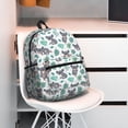 thumbnail image 3 of Wukai Bears and Tropical Leaves Versatile Backpack:Spacious,Organized,Comfortable,Ideal for Travel and Everyday Use with Multiple Pockets and Padded Straps, 3 of 8