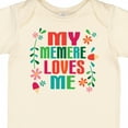 thumbnail image 4 of Inktastic My Memere Loves Me Girls Girls Baby Bodysuit, 4 of 5