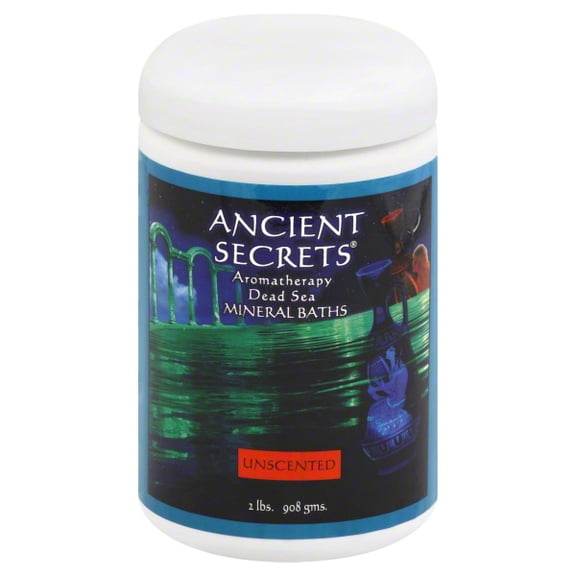 Ancient Secrets Dead Sea Mineral Baths Unscented 2 lbs Salt
