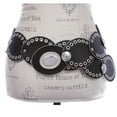 thumbnail image 2 of Women's 3 1/4" Wide Boho Oval Disc Link Leather Belt, 2 of 2