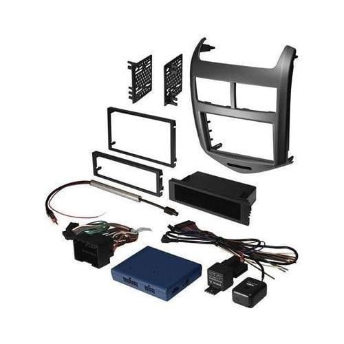 KIT INSTALACION AUTOESTEREO 1 O 2 DIN CHEVROLET SONIC 12-13 Frente interfase adaptador antena AMERICAN INTERNATIONAL CHGMK315DAX