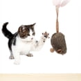 thumbnail image 2 of Squeaky Plush Mouse Cat Toy with Smart Motion Sensor and Realistic Sounds, Interactive Hunting Teaser for Felines, Battery Operated Electronic Pet Activity Toy, 2 of 6